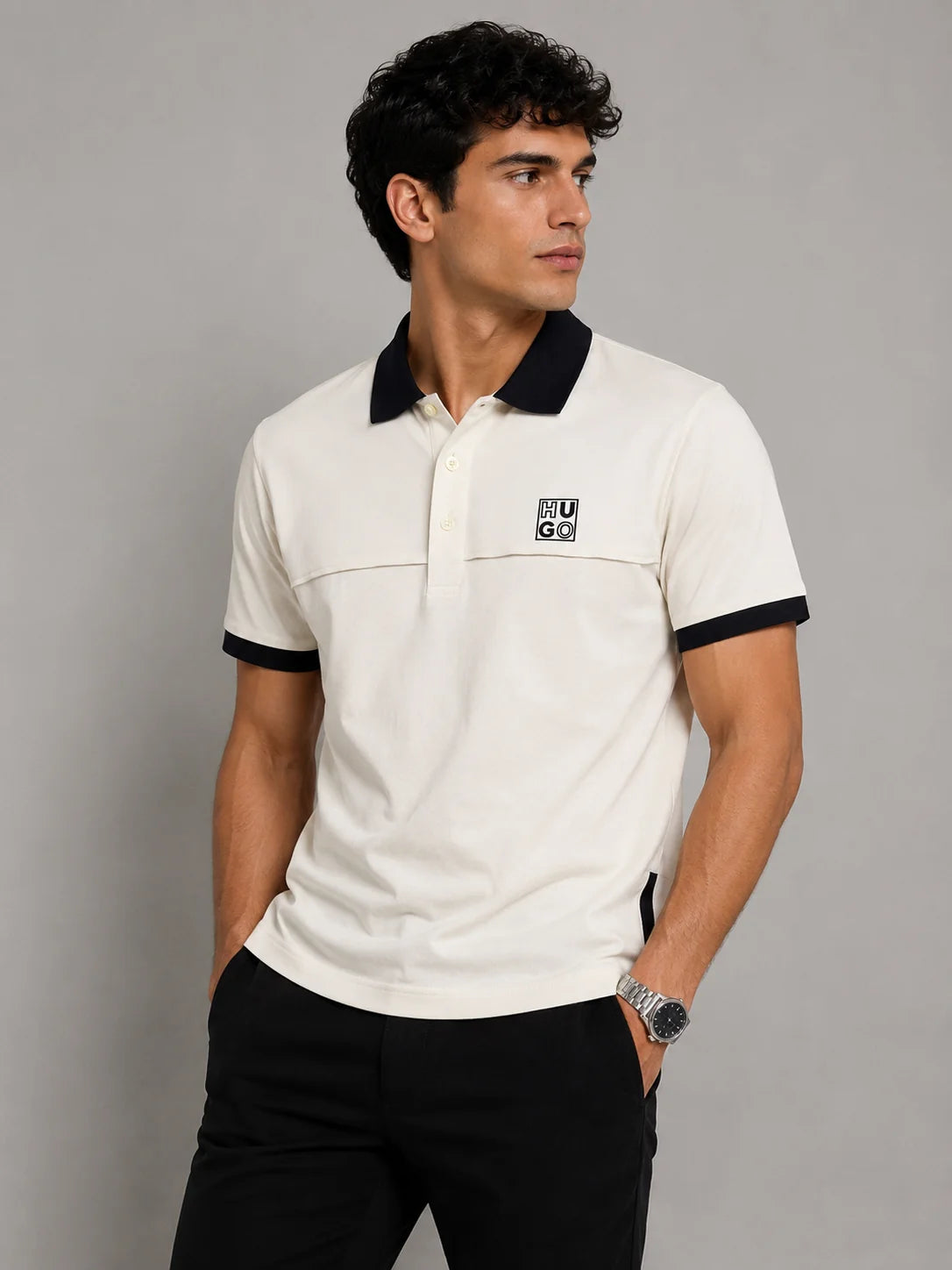 Polo referencia 30051, color Beige, talla XL
