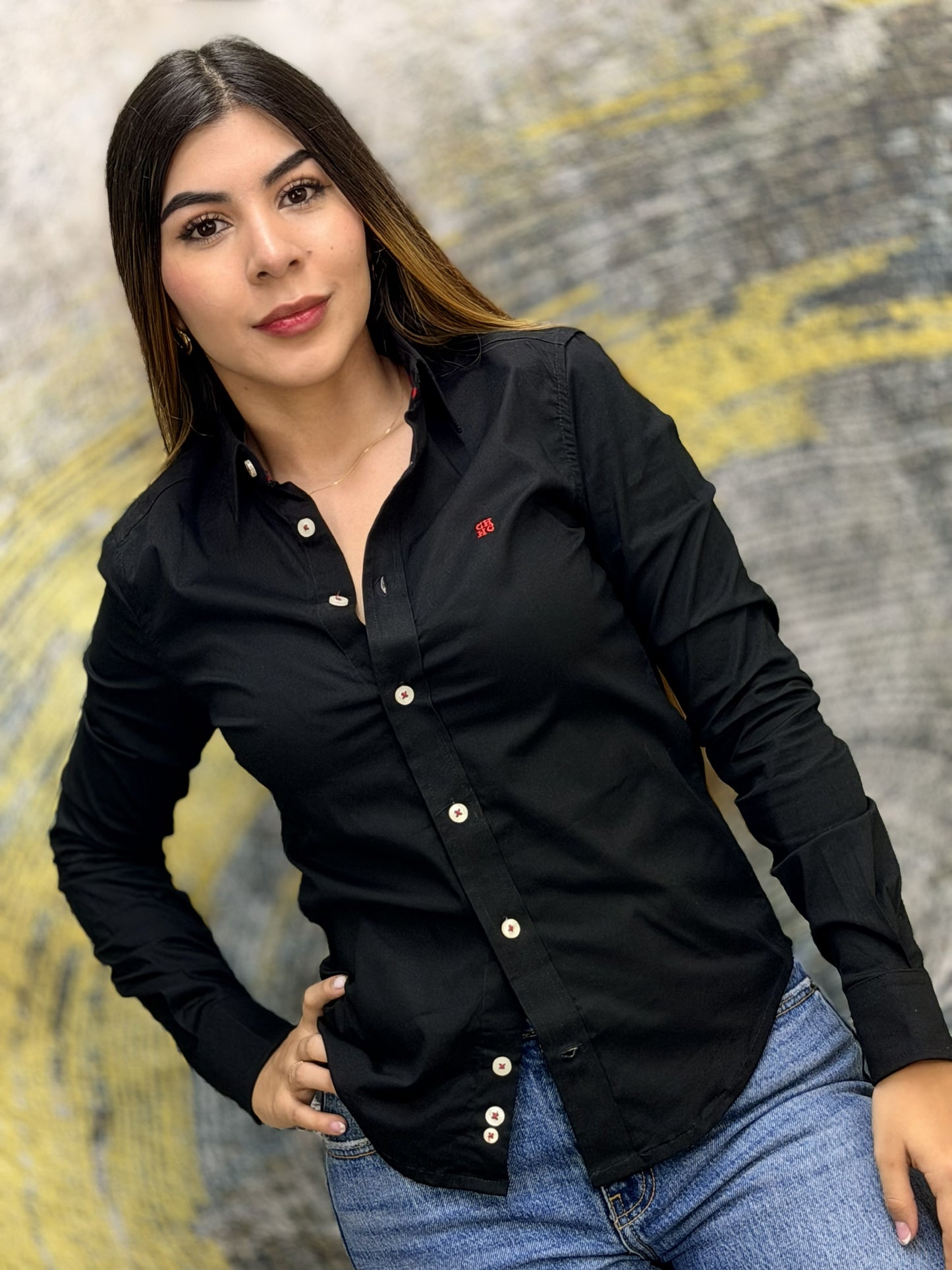 Camisa Manga Larga Dama | Talla S | B1