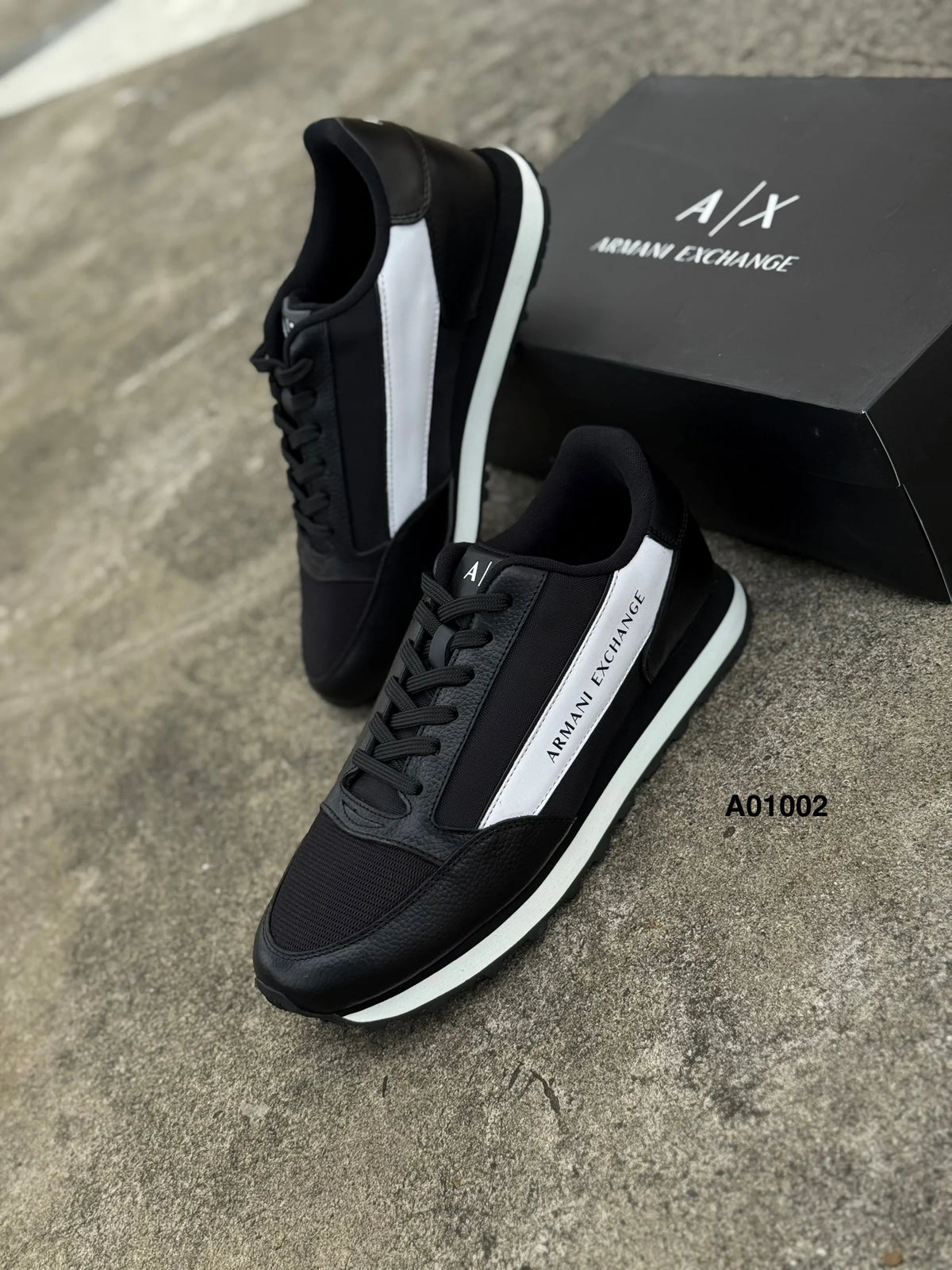 Tenis referencia 01002, color Negro, talla 44