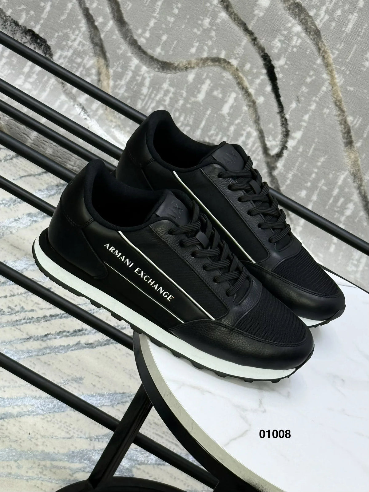 Tenis referencia 01008, color Negro, talla 44