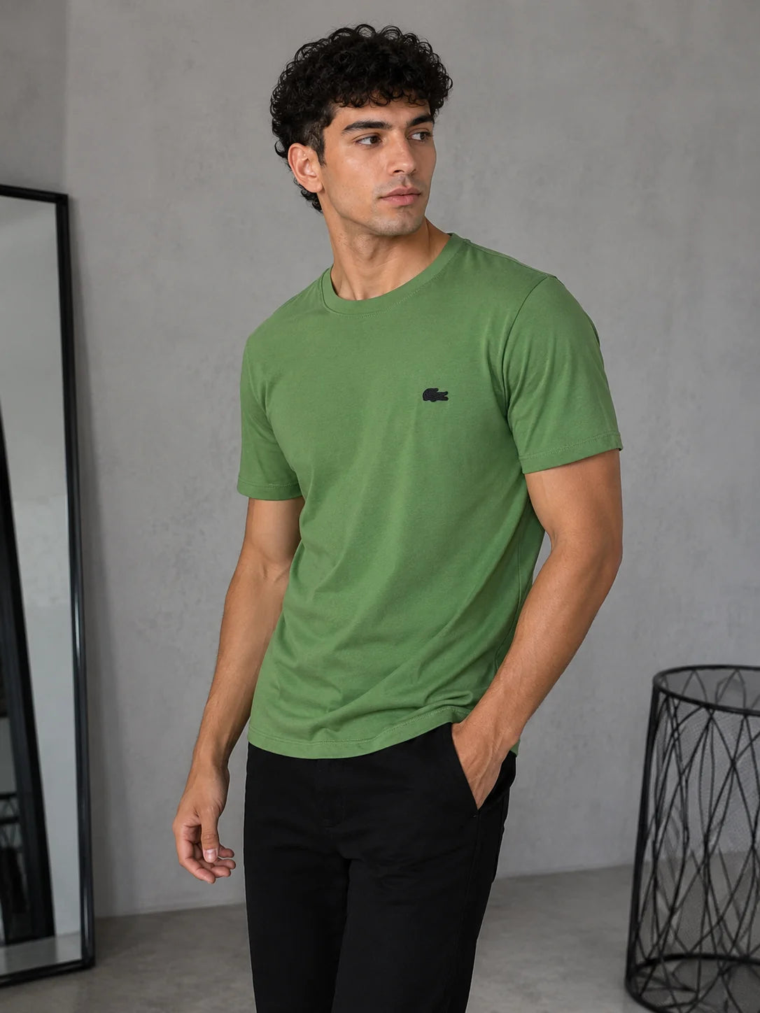 Camiseta SALE referencia 10002, color Verde musgo, talla S