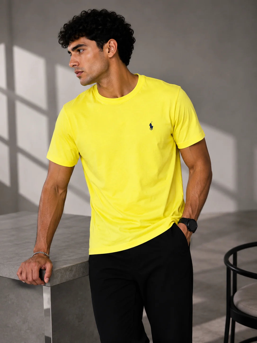 Camiseta SALE referencia 10005, color Amarillo oscuro, talla S