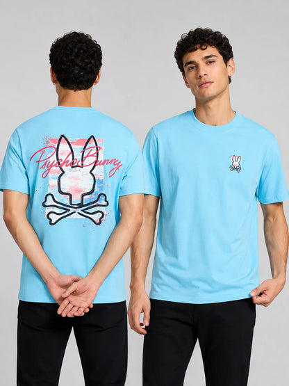 Camiseta 200 gramos referencia 11003, color Celeste, talla L