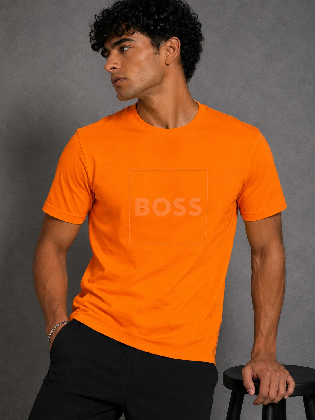Camiseta 200 gramos referencia 11013, color Naranja, talla M