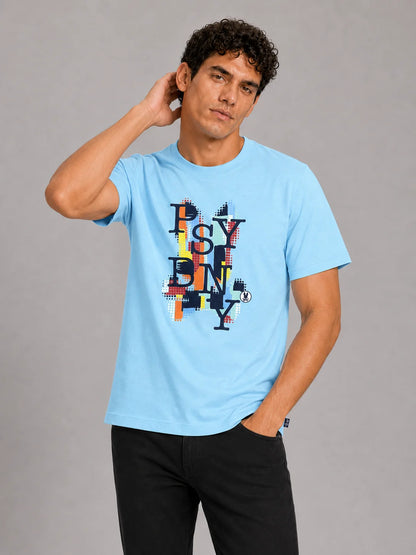 Camiseta 200 gramos referencia 11021, color Celeste, talla XL