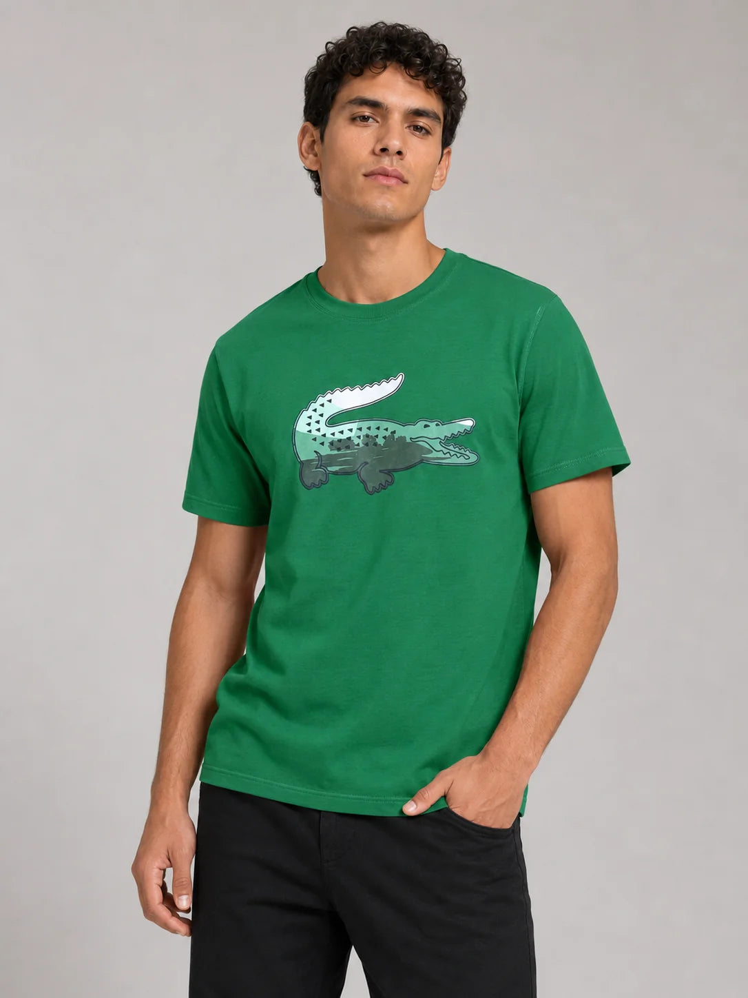 Camiseta 200 gramos referencia 11022, color Verde trebol, talla L