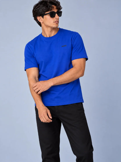 Camiseta 200 gramos referencia 11024, color Azul rey, talla L