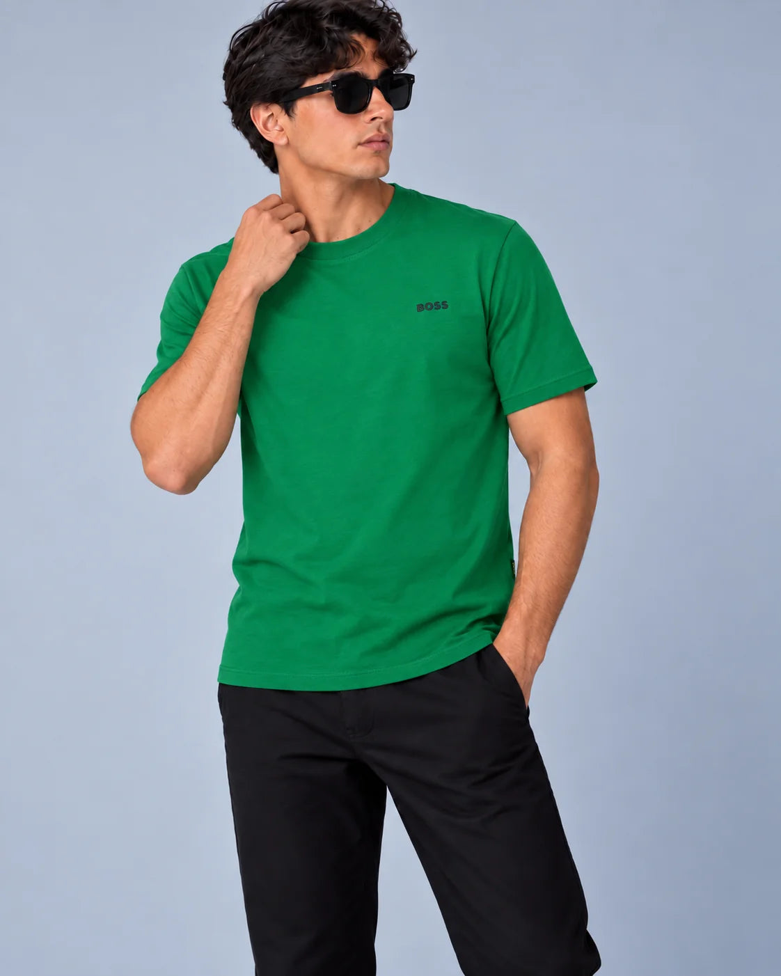 Camiseta 200 gramos referencia 11024, color Verde trebol, talla XL