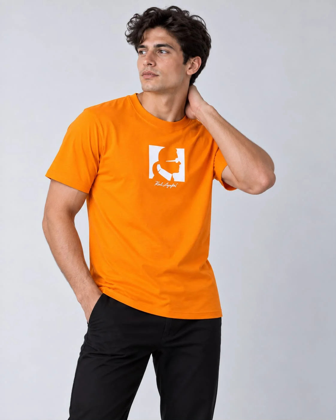 Camiseta 200 gramos referencia 11027, color Naranja, talla M