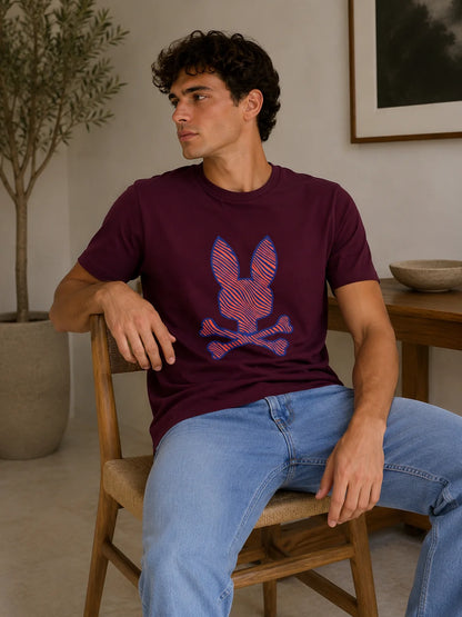 Camiseta Tipo O 220 gramos referencia 12089, color Vino tinto, talla XL