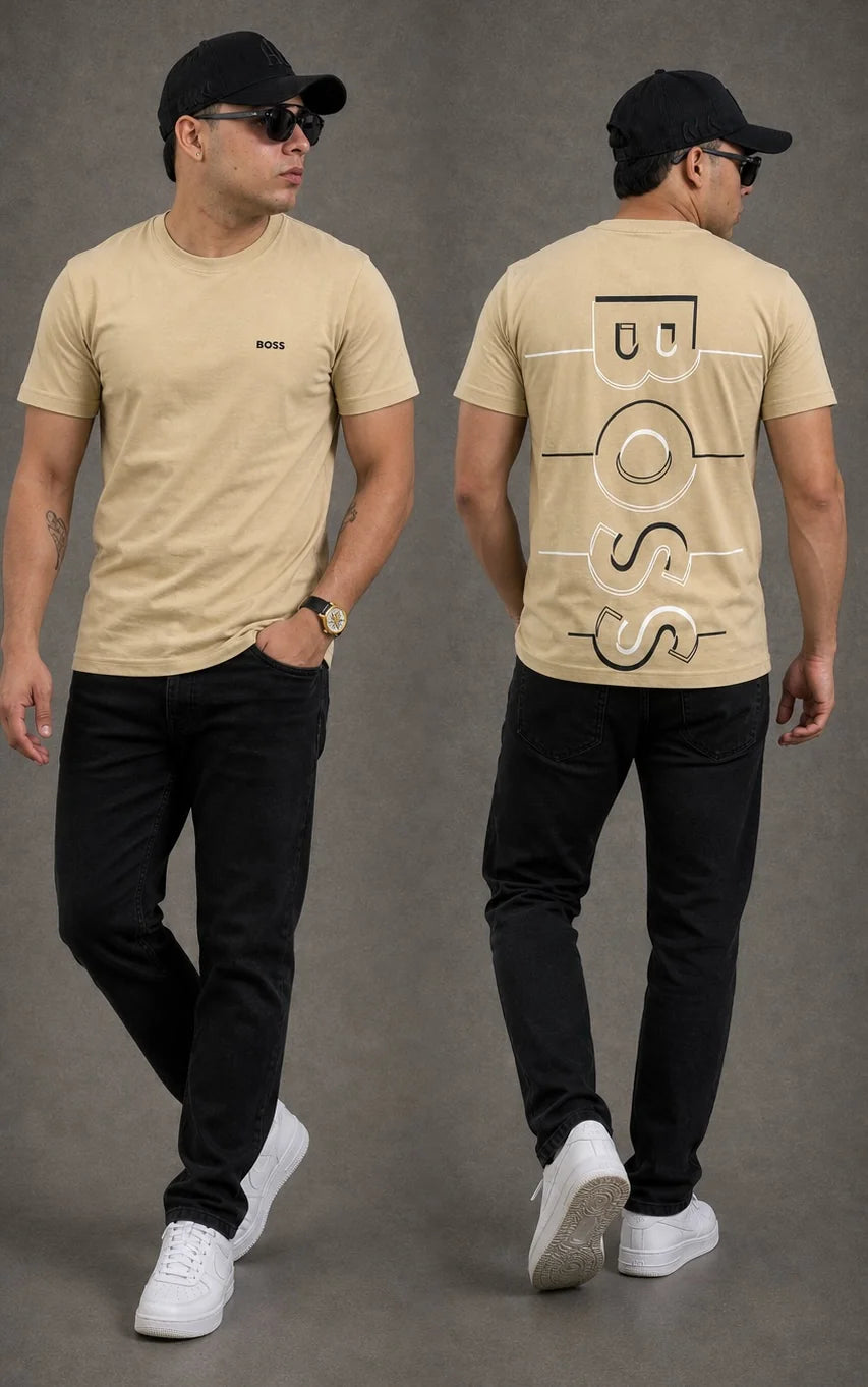 Camiseta Tipo O 220 gramos referencia 12090, color Caqui, talla M