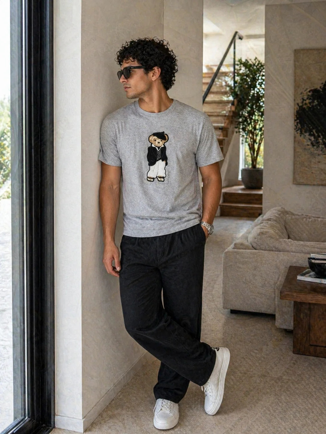 Camiseta Tipo O 220 gramos referencia 12116, color Gris claro, talla XL