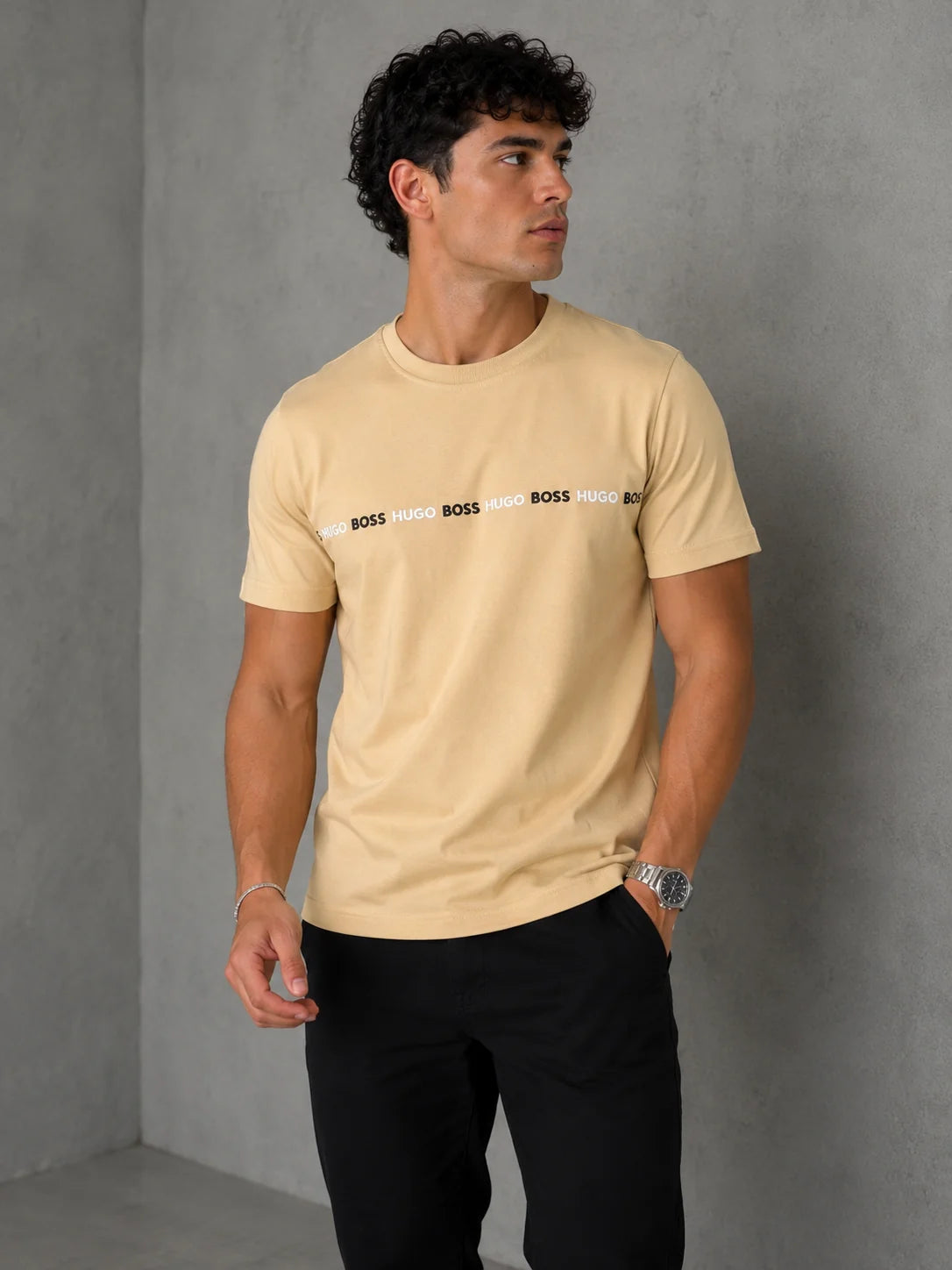 Camiseta Tipo O 220 gramos referencia 12127, color Caqui, talla XL