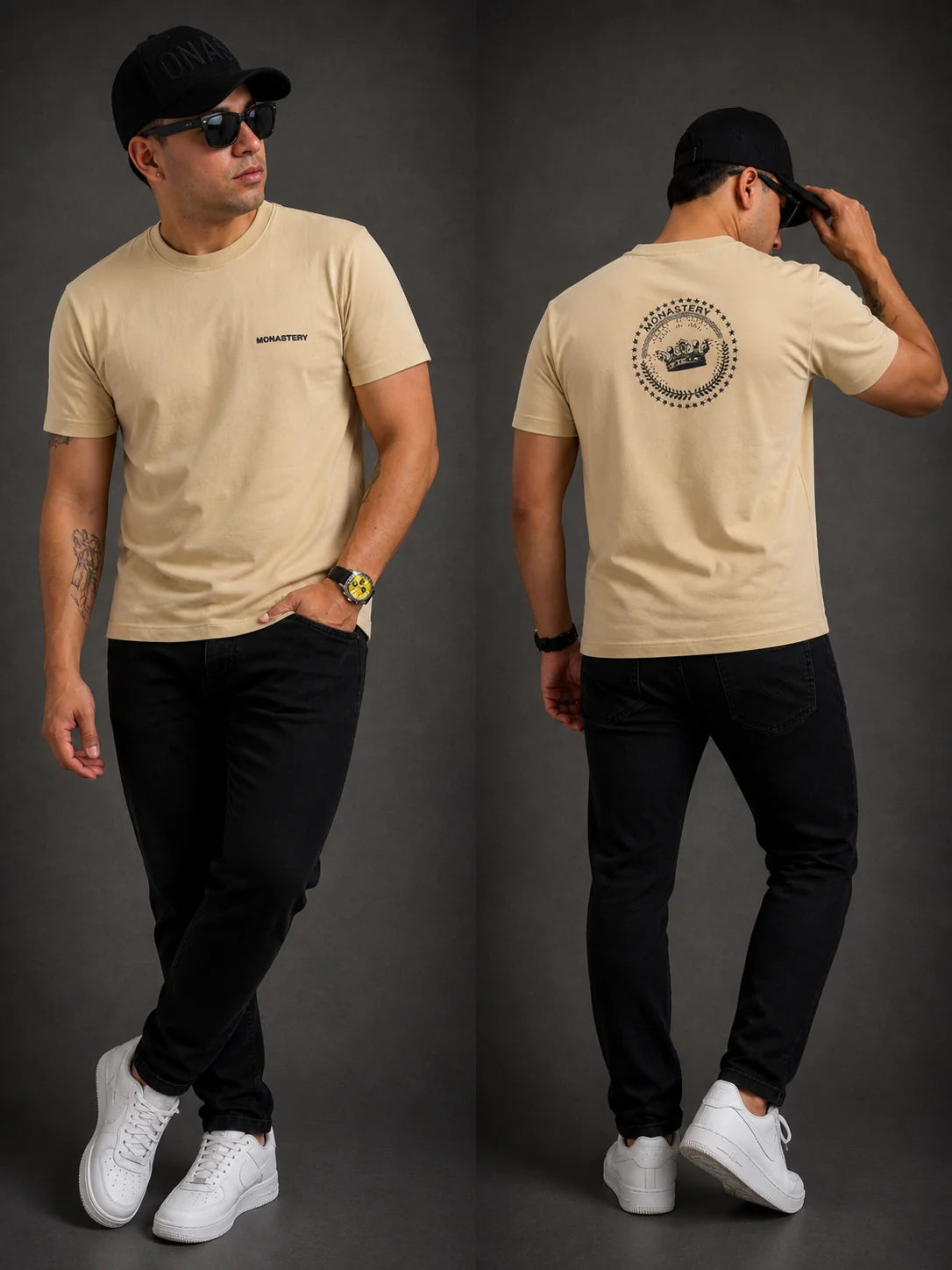 Camiseta Tipo O 220 gramos referencia 12149, color Caqui, talla 2XL