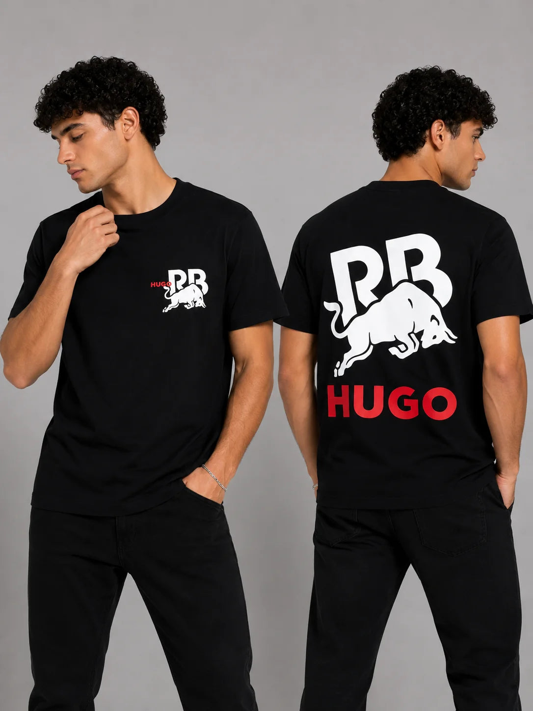 Camiseta Tipo O 220 gramos referencia 12155, color Negro, talla 2XL