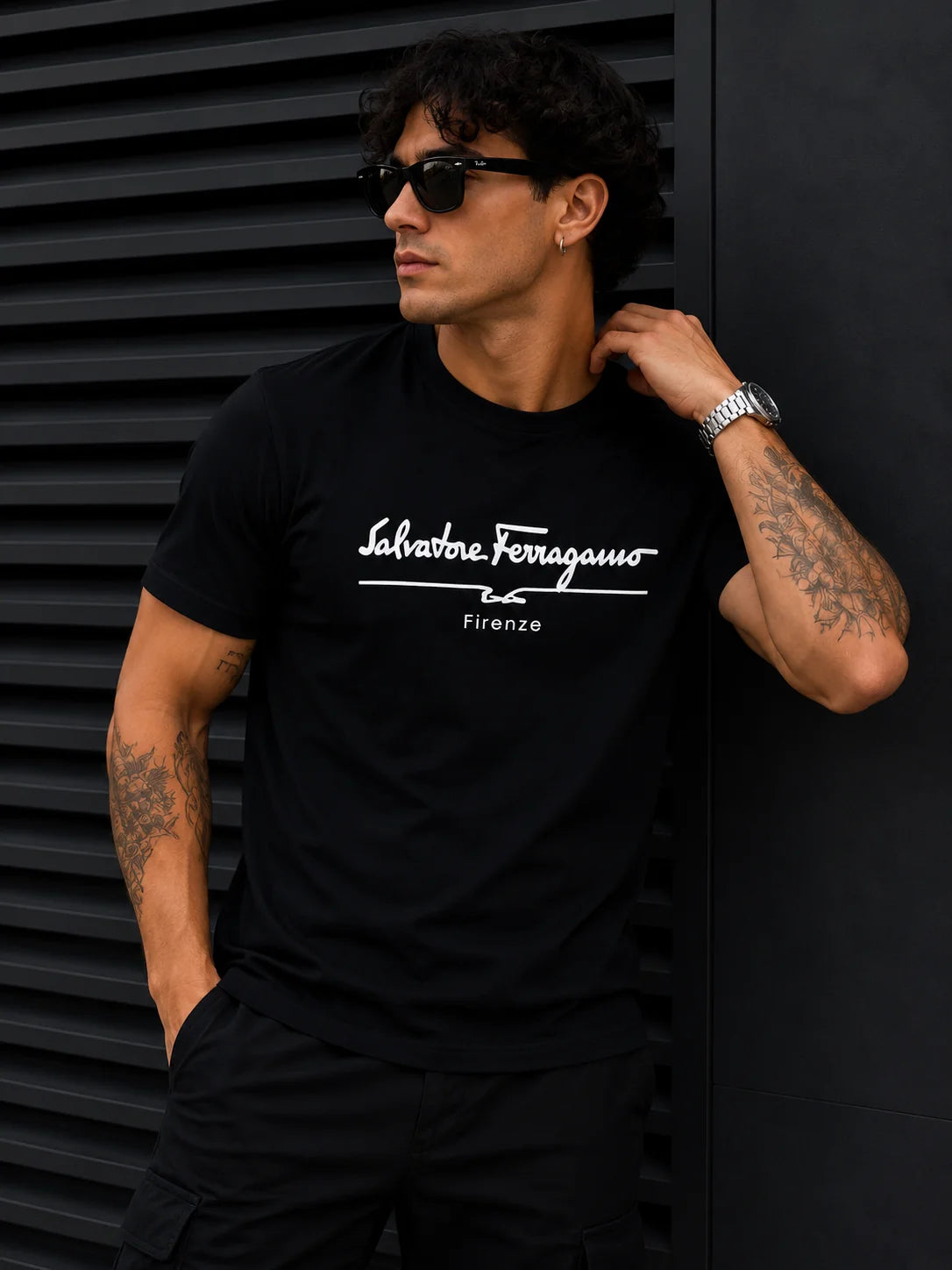 Camiseta Tipo O 220 gramos referencia 12200, color Negro, talla 2XL