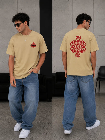 Camiseta Tipo O 250 gramos referencia 13002, color Caqui, talla M