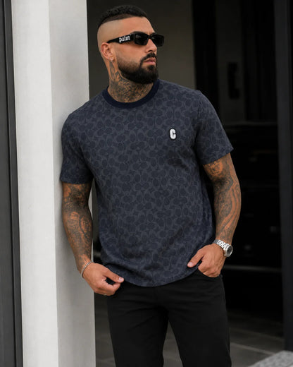 Camiseta Tipo O 250 gramos referencia 13003, color Azul oscuro, talla S