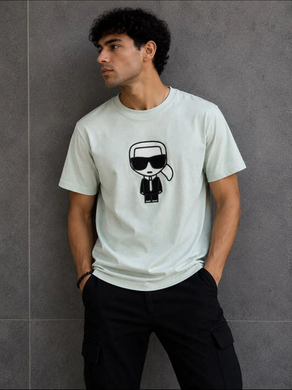 Camiseta Tipo O 250 gramos referencia 13005, color Verde menta, talla S