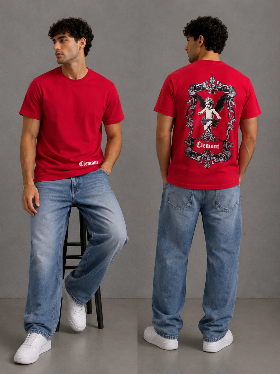 Camiseta Tipo O 250 gramos referencia 13007, color Rojo, talla S