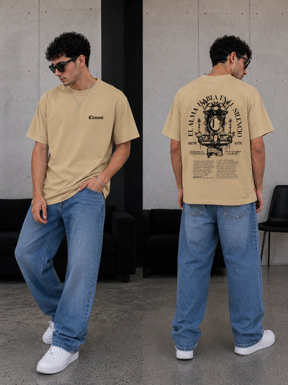 Camiseta Tipo O 250 gramos referencia 13009, color Caqui, talla L