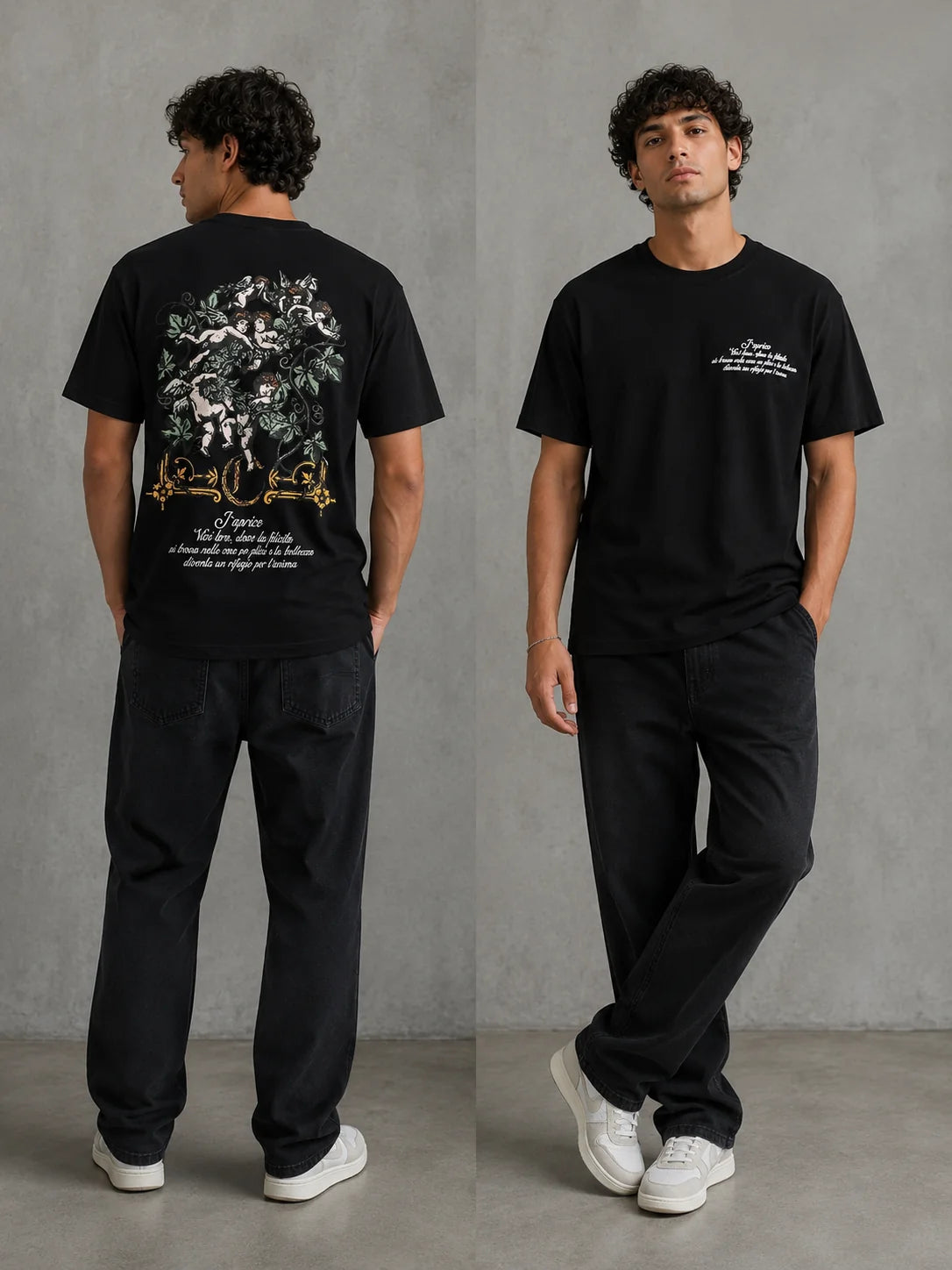 Camiseta Tipo O 250 gramos referencia 13011, color Negro, talla M