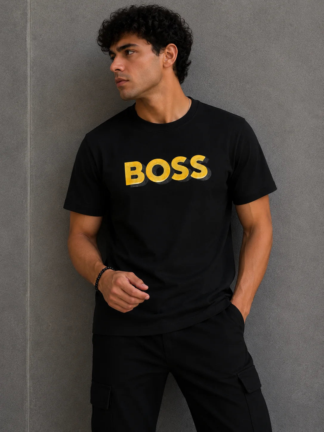 Camiseta Tipo O 250 gramos referencia 13018, color Negro, talla XL