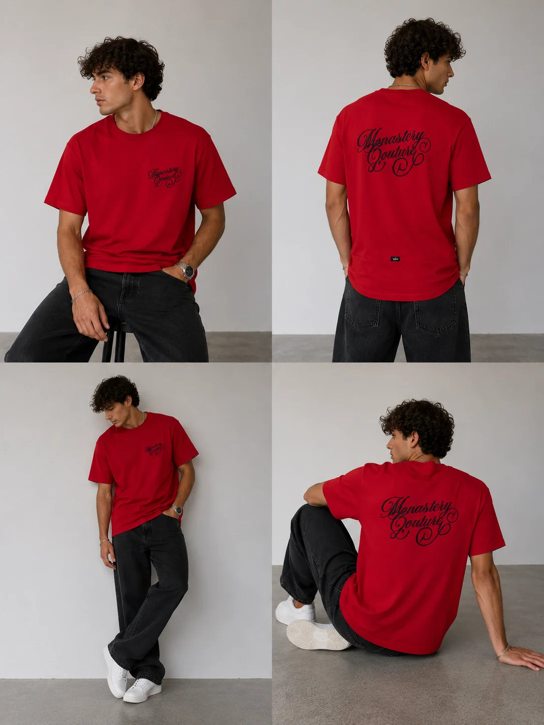 Camiseta Tipo O 250 gramos referencia 13025, color Rojo, talla M