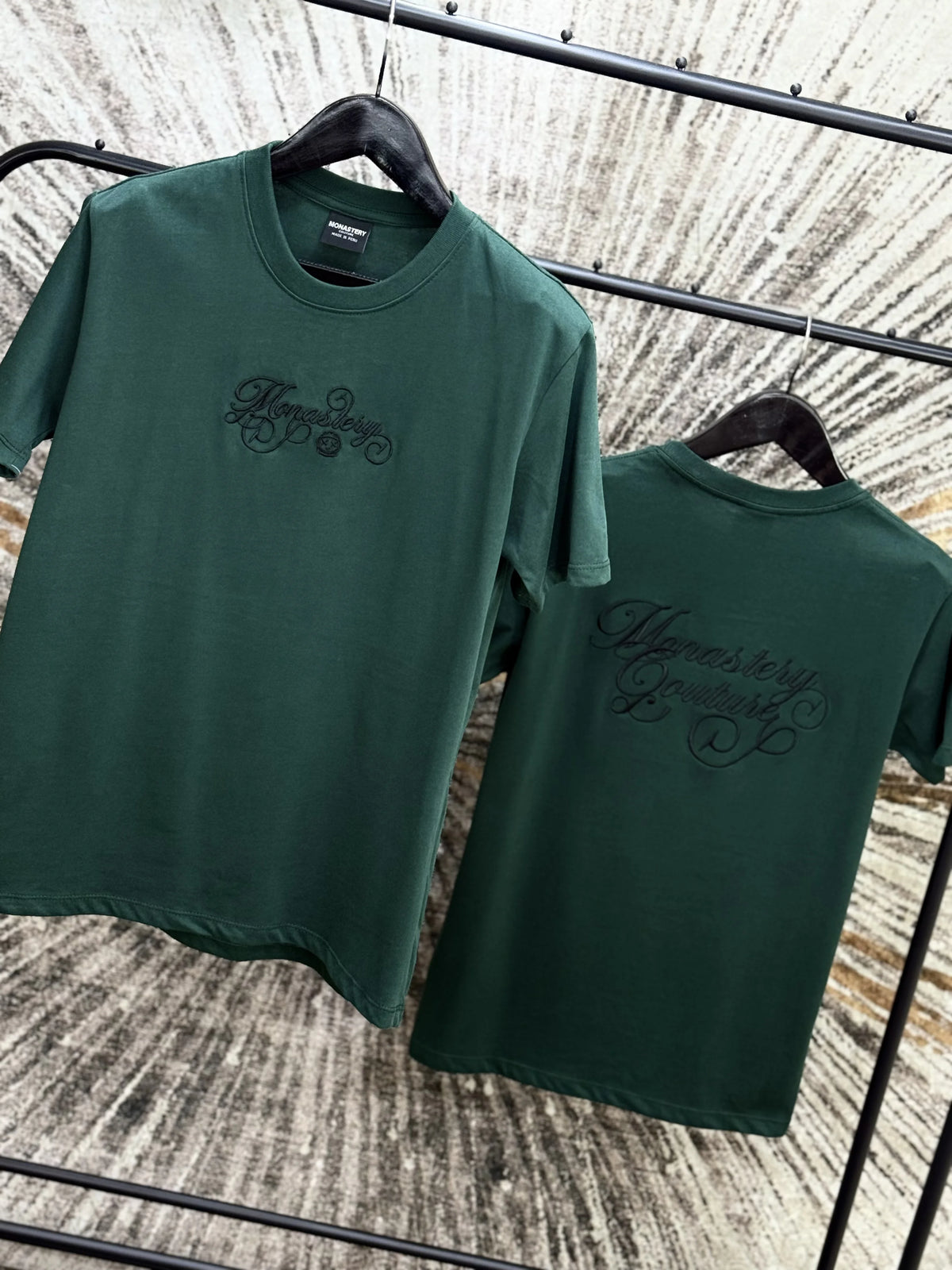 Camiseta Tipo O 250 gramos referencia 13025, color Verde oscuro, talla XXL