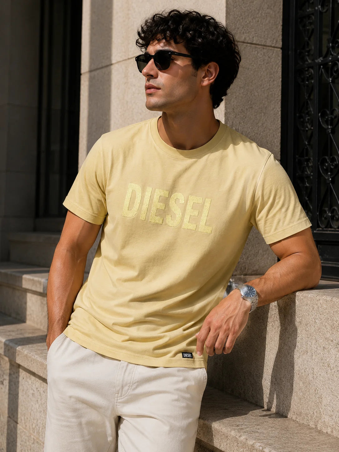 Camiseta Tipo O 250 gramos referencia 13031, color Beige, talla M