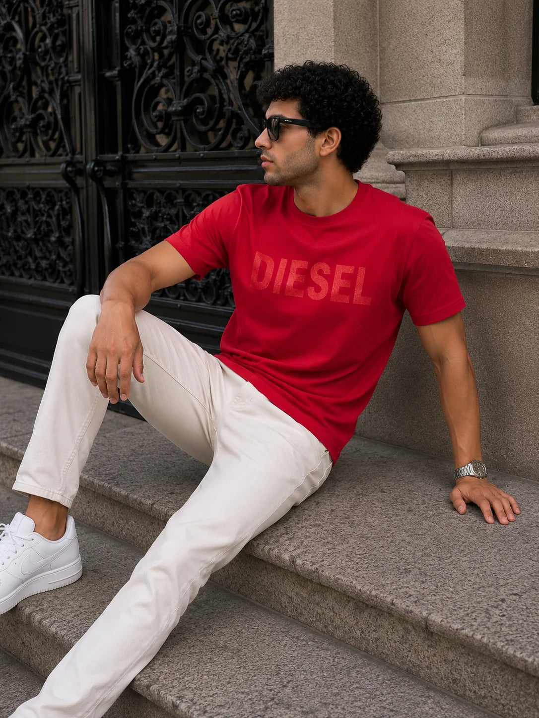 Camiseta Tipo O 250 gramos referencia 13031, color Rojo, talla L