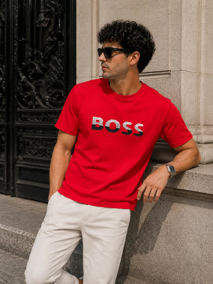 Camiseta Tipo O 250 gramos referencia 13054, color Rojo, talla L