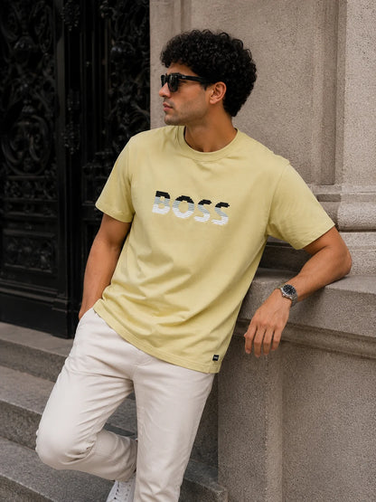 Camiseta Tipo O 250 gramos referencia 13054, color Caqui, talla L