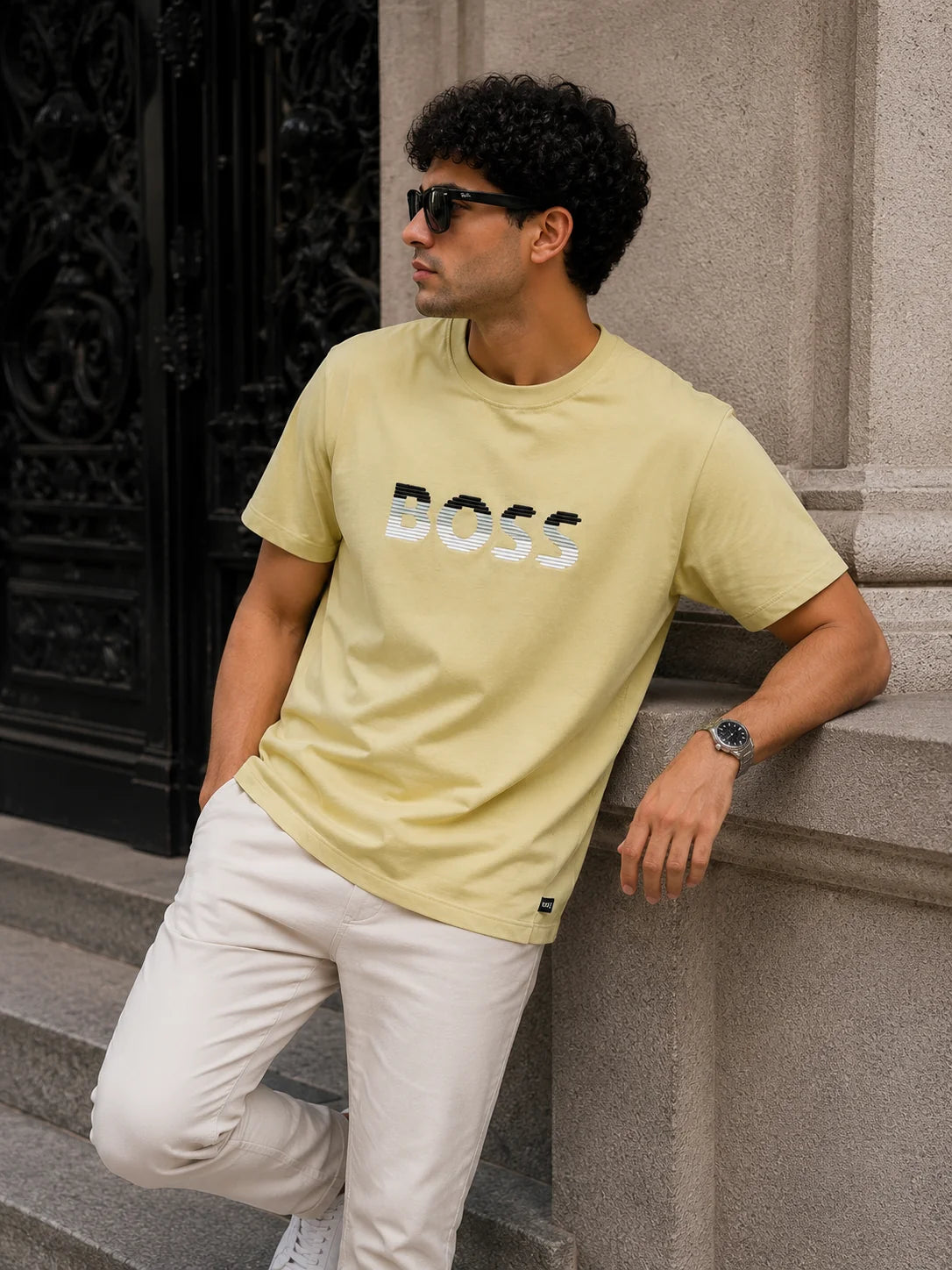 Camiseta Tipo O 250 gramos referencia 13054, color Caqui, talla XL