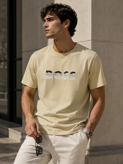 Camiseta Tipo O 250 gramos referencia 13054, color Caqui, talla XXL