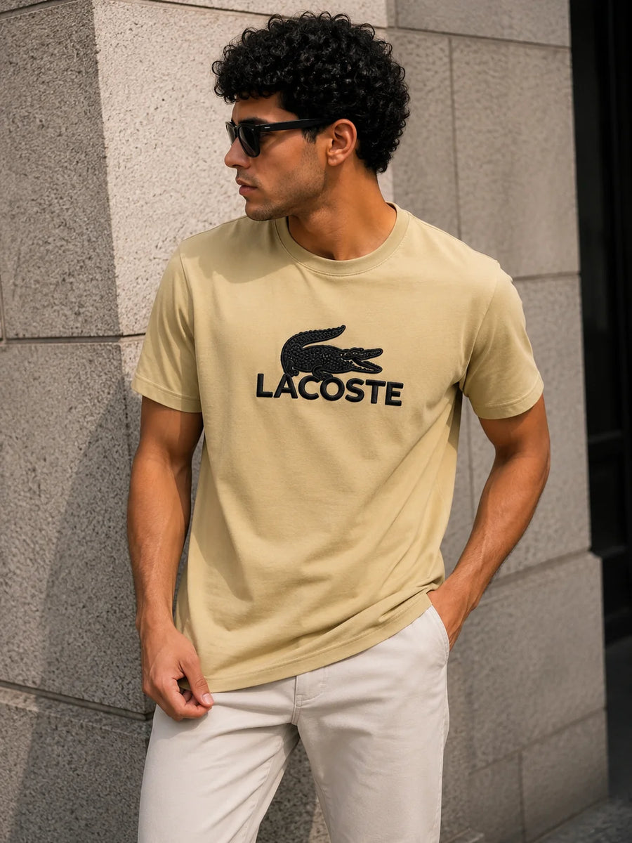Camiseta Tipo O 250 gramos referencia 13073, color Caqui, talla XL