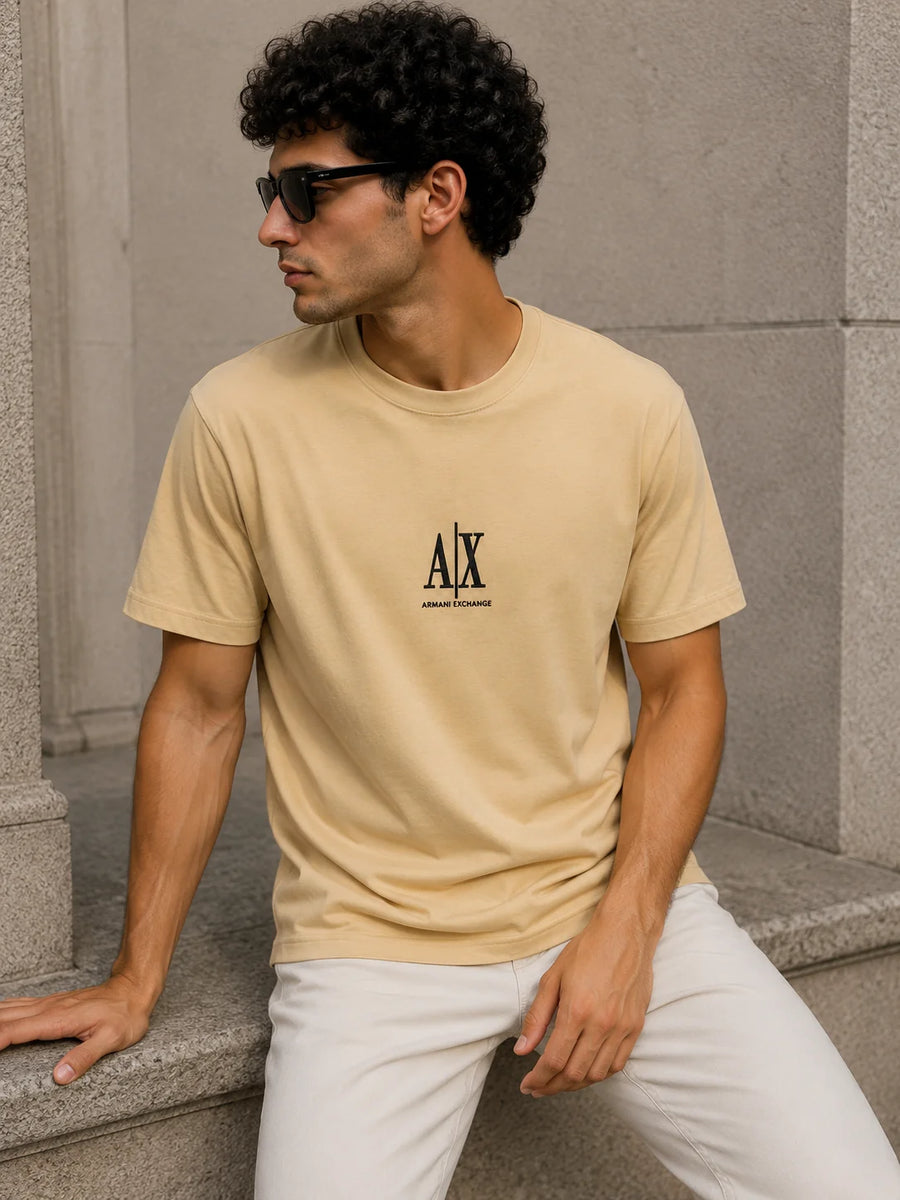 Camiseta Tipo O 250 gramos referencia 13080, color Caqui, talla L
