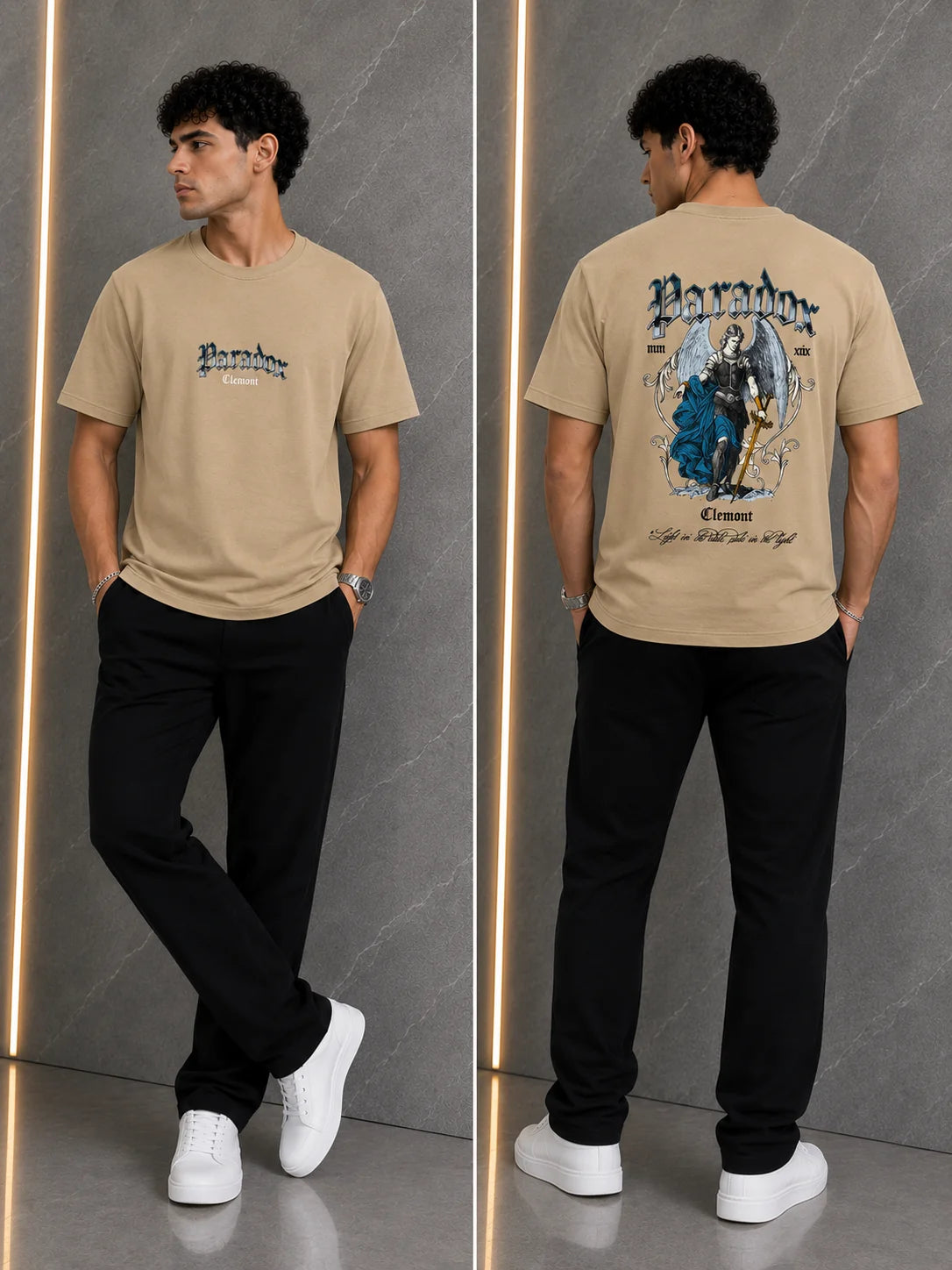 Camiseta Tipo O 250 gramos referencia 13088, color Caqui, talla XXL