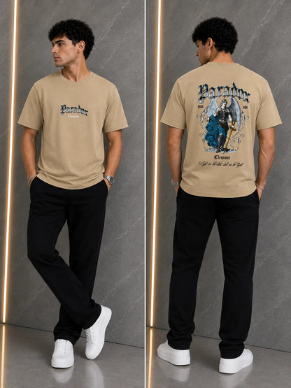 Camiseta Tipo O 250 gramos referencia 13088, color Caqui, talla XXL