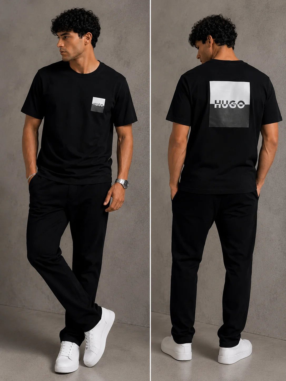 Camiseta Tipo O 250 gramos referencia 13097, color Negro, talla XL