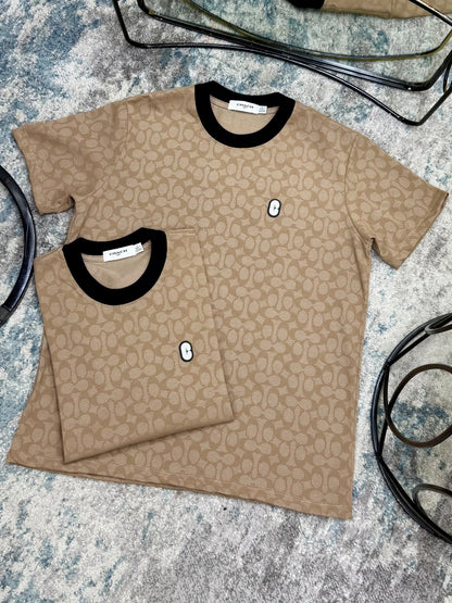 Camiseta Tipo O 250 gramos referencia 13113, color Caqui, talla L