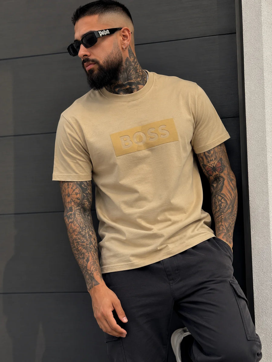 Camiseta Tipo O 250 gramos referencia 13126, color Caqui, talla XL