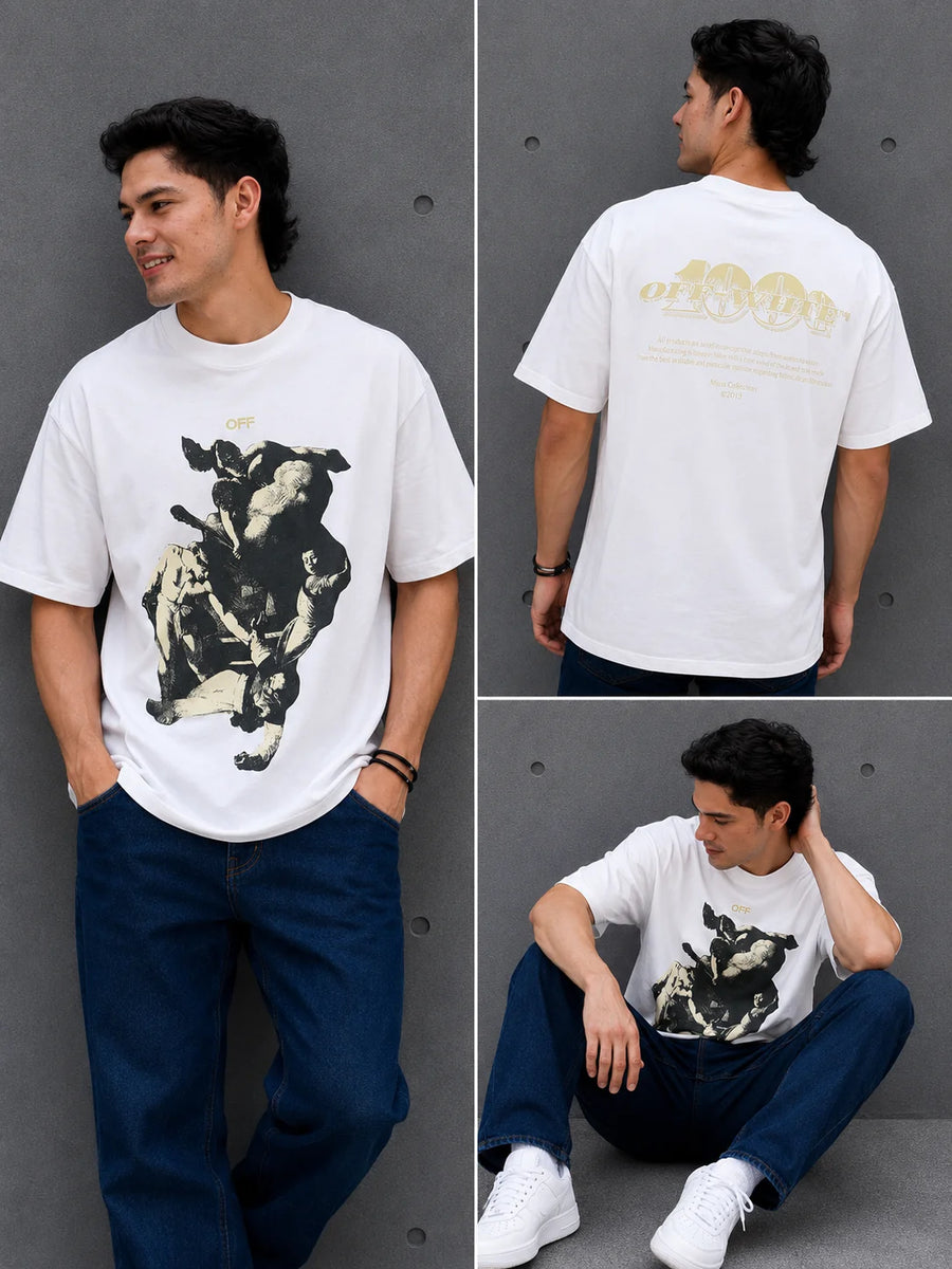 Camiseta Oversize 300 gramos referencia 14061, color Blanco, talla M