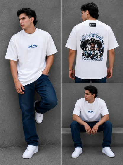 Camiseta Oversize 300 gramos referencia 14087, color Blanco, talla XL