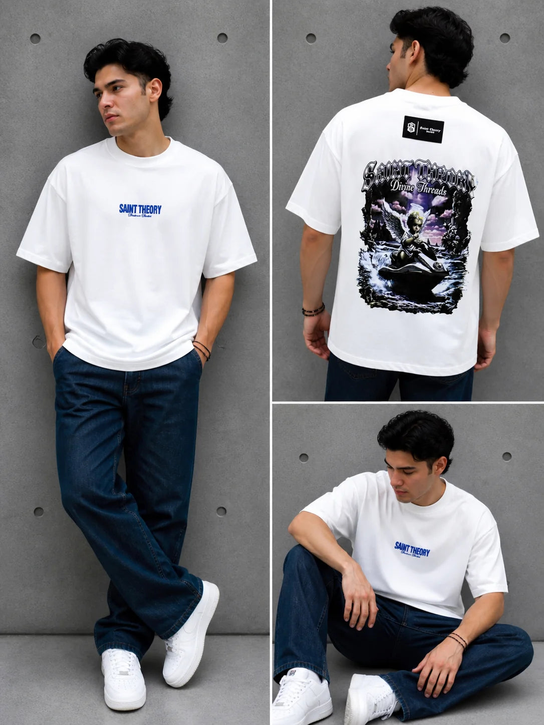 Camiseta Oversize 300 gramos referencia 14095, color Blanco, talla XL