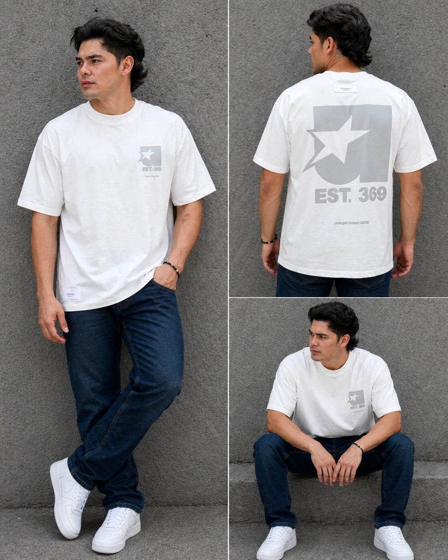 Camiseta Oversize 300 gramos referencia 14100, color Blanco, talla XL