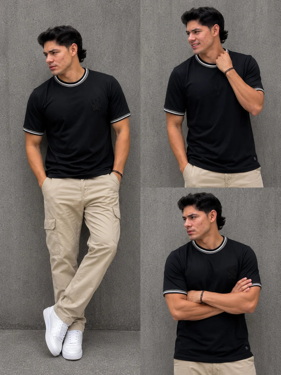Camiseta Tipo O 310 gramos referencia 15026, color Negro, talla S