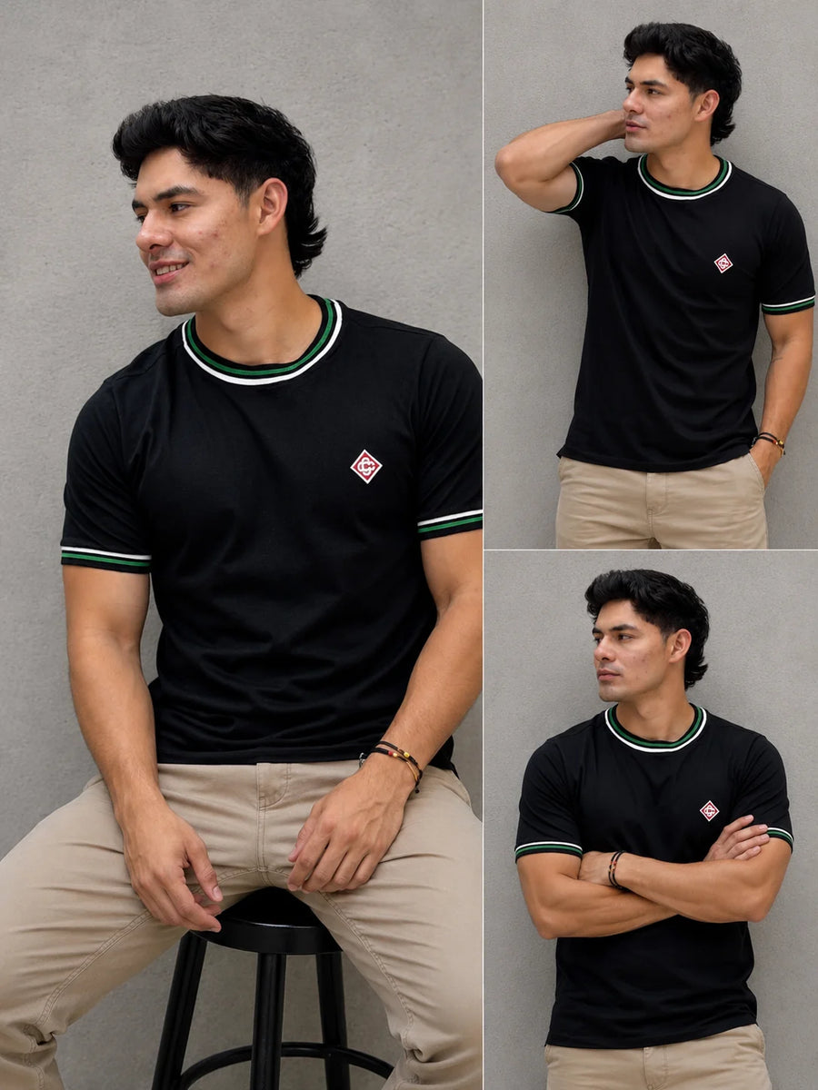Camiseta Tipo O 310 gramos referencia 15031, color Negro, talla M