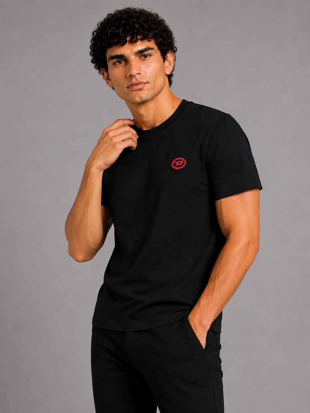 Camiseta Tipo O 310 gramos referencia 15044, color Negro, talla L