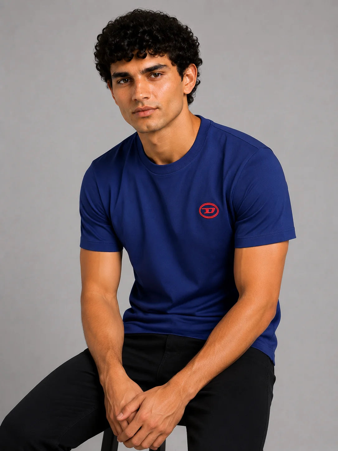 Camiseta Tipo O 310 gramos referencia 15044, color Azul oscuro, talla XXL
